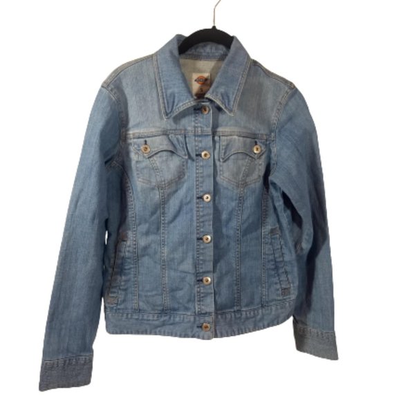 Dickies Jackets & Blazers - Dickies Blue Jean Jacket Denim Size Small Women